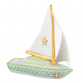 Sailboat At Sea Key Lime 1.5 in L X 4 in W X 4.25 in H