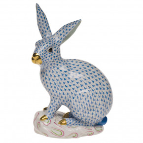 Large Rabbit Blue 11.75 in H