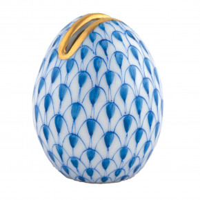 Egg Place Card Holder Blue 1.25 in H X 1 in D