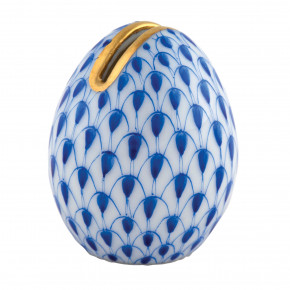 Egg Place Card Holder Sapphire 1.25 in H X 1 in D