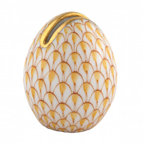 Egg Place Card Holder Butterscotch 1.25 in H X 1 in D