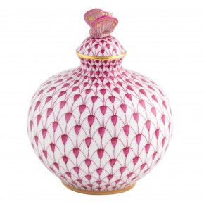 Perfume Bottle Figurine Raspberry 3 in L X 3 in W X 3.5 in H