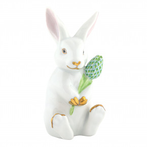 Blossom Bunny Multi 2.5in L X 2.25in W X 4.75in H - WHITE-KEYLIME