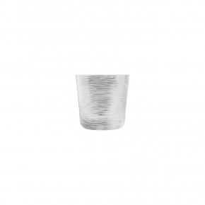 Groove Clear Whiskey Tumbler Double Old Fashioned Round 4.2" H 3.9" 16.2 oz (Special Order)