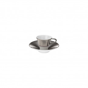 Polite Platinum Espresso Cup & Saucer Round 130 Round 2.8" H 2.3" 1.7 oz Round 5.1" H 1.2" (Special Order)