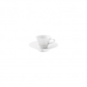 Alif Gold Espresso Cup & Saucer Round 130 Round 2.8" H 2.3" 1.7 oz Round 5.1" H 1.2" (Special Order)
