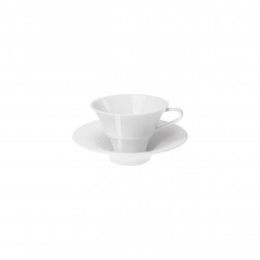 Pulse Dinneware Coffee/Tea Cup With Saucer, Conical Diam 4.3" High 3.1" 5.7Oz Diam 6.5" High 1.6"