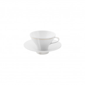 Alif Gold Coffee/Tea Cup & Tall Saucer Round 165 Round 4.3" H 3.1" 5.7 oz Round 6.5" H 1.6" (Special Order)