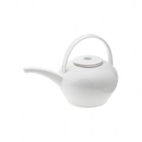 Alif Gold Teapot With High Handle Diam 6.7" High 7.6" 54.1Oz