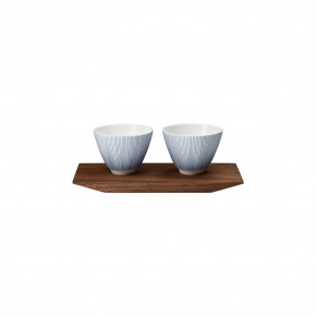 Soda Set Of 2 Amuse-Bouche Dishes On Tray L8.3" W3.5" H 2.8" (Special Order)