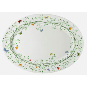 Wing Song/Histoire Naturelle Oval Dish/Platter 16.1417x11.811 in.