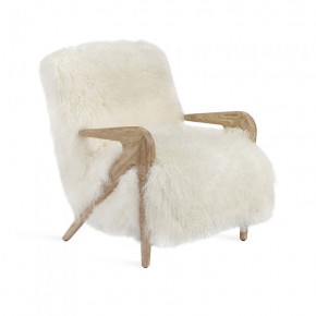 Angelica Lounge Chair, Ivory