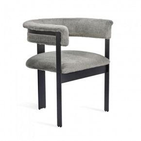 Darcy Dining Chair, Black/ Pewter