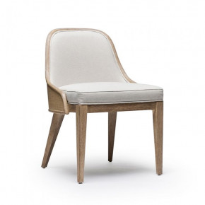 Siesta Dining Chair White Ceruse/Flax Weave