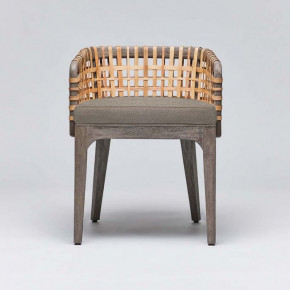Palms Arm Chair Grey Ceruse/Pebble