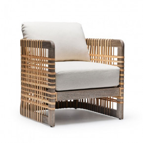 Palms Lounge Chair, Grey Ceruse
