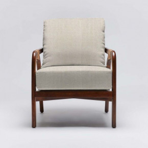 Delray Lounge Chair Chestnut/Natural Cream