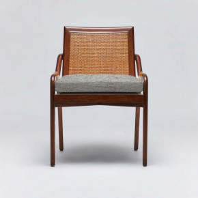 Delray Side Chair Chestnut/Jade