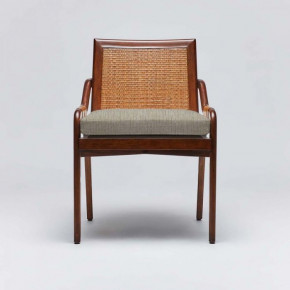 Delray Side Chair Chestnut/Straw