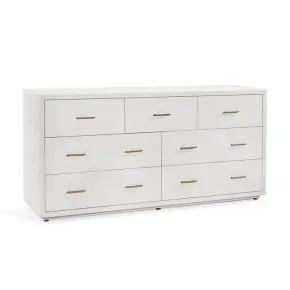 Interlude Home Taylor 8 Drawer Chest - White Interlude Home Taylor 8 Drawer Chest - White