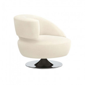 Isabella Left Swivel Chair, Pure