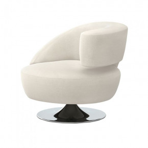Isabella Right Swivel Chair, Pearl