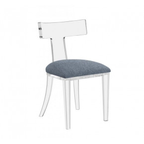 Tristan Acrylic Chair, Azure