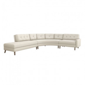 Aventura Left Chaise Sectional, Pearl