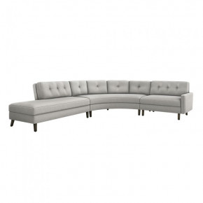Aventura Left Chaise Sectional, Grey