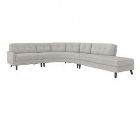 Aventura Right Chaise Sectional, Rock