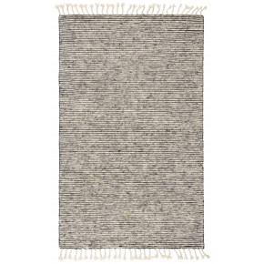 ALP02 Alpine White/Gray Undyed Wool Rugs - White