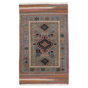 ASN01 Asena Clovelly Taupe/Multicolor Rugs - Brown