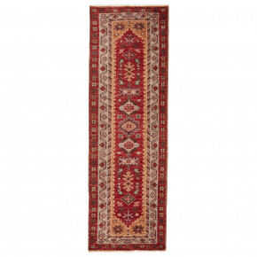 CRD04 Coredora Kyrie Red/Yellow Rugs - Red
