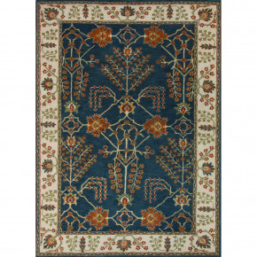 PM82 Poeme Chambery Blue/Multicolor Rugs - Blue