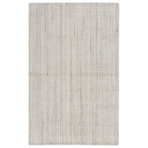 KT37 Konstrukt Kelle Gray/White Undyed Wool Rugs - Gray