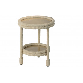 Delta Side Table White Rope