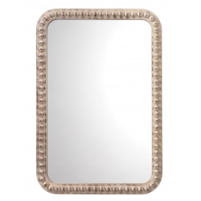 Rectangle Audrey Mirror White Washed Wood