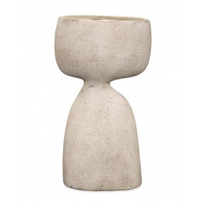 Anatomy Decorative Vase In Off White Ceramic