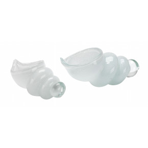 Ariel Shells (Set of 2) White Glass