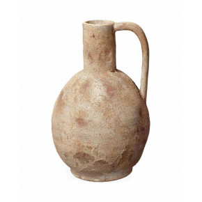 Branch Decorative Vase In Beige Antiqued Ceramic