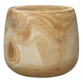 Brea Wooden Vase Natural Wood