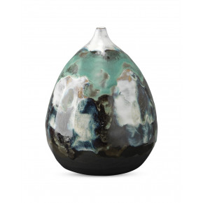 Collage Medium Vase Black, Brown, Off-White & Beige Ceramic