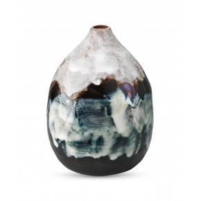 Collage XS Vase Black, Brown, Off-White & Beige Ceramic