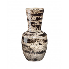 Jones Vase Beige & Black Ceramic