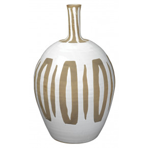 Kindred Vase Beige and White