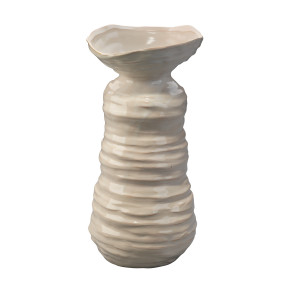 Marine Vase Cream Ceramic