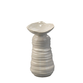 Marine Medium Vase Cream Ceramic