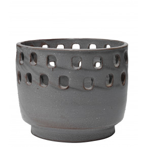 Perforated Pot Grey