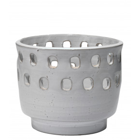Perforated Pot White