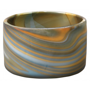 Terrene Vase Grey Swirl Glass
